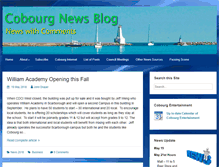 Tablet Screenshot of cobourgblog.com